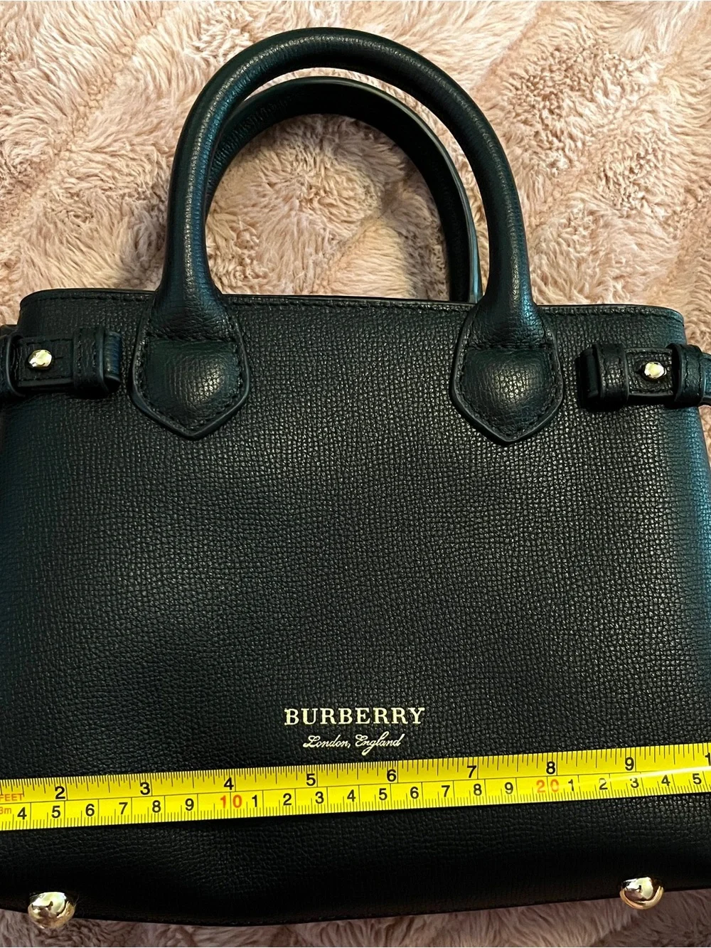 Burberry Mini Cotswolds Leather Handbag